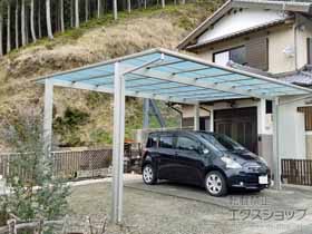 のカーポート エフルージュ ツイン 積雪〜20cm対応 施工例