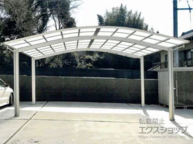 YKKAPのカーポート レイナツインポートグラン　積雪～20cm対応 施工例