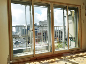 の二重窓（内窓） インプラス ダストバリア仕様 引違い窓 4枚建 施工例