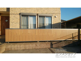 のフェンス・柵 セレビューフェンス RP4型 自在柱式 施工例