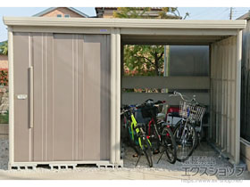 の物置・屋外倉庫 Mr.ストックマン プラスアルファ 一般型 3347×2622×2110（TP-33R26） TP-33R26-B 施工例