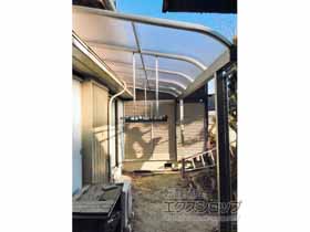 のテラス屋根 ヴェクターテラス R型 テラスタイプ 単体 積雪〜20cm対応 施工例