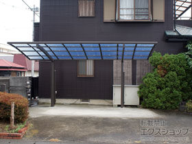 カーポート フーゴR (ラウンドスタイル) 積雪〜20cm対応 施工例