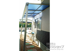 のテラス屋根 ヴェクターテラス F型 テラスタイプ 単体 積雪〜20cm対応 施工例