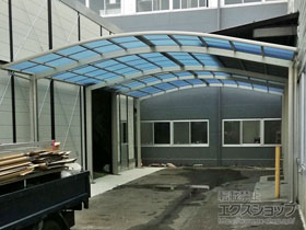 のカーポート レイナツインポートグラン  たて並列 　積雪〜20cm対応 施工例