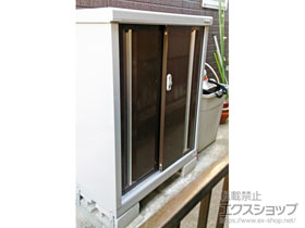 の物置・屋外倉庫 シンプリー 一般型 900×415×1103（MJX-094B-P） MJX-094B-P-TB 施工例