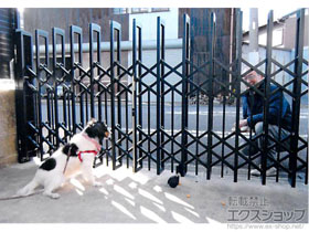 のカーゲート ポチガード キャスタータイプ 片開き 30S 施工例