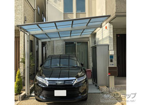 のカーポート エフルージュグラン　積雪〜20cm対応 マテリアルカラー 施工例