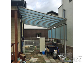 のテラス屋根 ヴェクターテラス F型 テラスタイプ 単体 積雪〜20cm対応 施工例