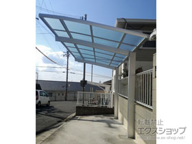 のカーポート ネスカR (ラウンドスタイル) 積雪〜20cm対応 施工例