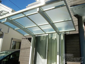 のサイクルポート・駐輪場 レイナポートグランミニ 積雪〜20cm対応 施工例