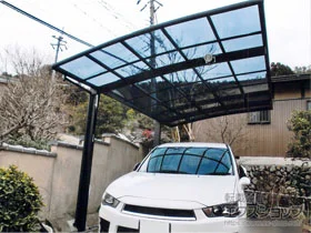 YKKAPのカーポート レイナポートグラン　積雪～20cm対応 施工例
