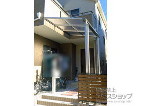 のテラス屋根 プレシオステラス F型 テラスタイプ 単体 積雪〜20cm対応 施工例