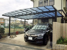 のカーポート フーゴA (アーチスタイル) ワイド 積雪〜20cm対応 施工例