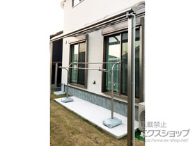 のテラス屋根 ヴェクターテラス R型 テラスタイプ 単体 積雪〜20cm対応 施工例