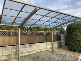 のカーポート ネスカR (ラウンドスタイル) 積雪〜20cm対応 施工例