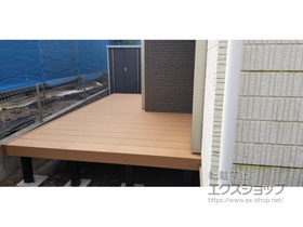 のウッドデッキ リウッドデッキ 200 ※L字 施工例