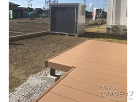 のウッドデッキ リウッドデッキ 200 ※L字 施工例