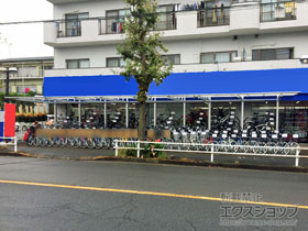 のカーポート ニューマイリッシュ 縦三連棟 逆勾配 前下がり 積雪〜20cm対応 施工例