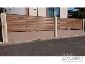 のフェンス・柵 フェンスAA YS1型 スリーポールタイプ 施工例