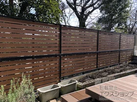 LIXIL ���N�V��(TOEX)�̃t�F���X�E��E�� ���N�A���t�F���X ���^�C�v 2�i�x�� �u���b�N���ėp�i�p�l��2�i�j �{�H��