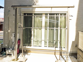 のテラス屋根 プレシオステラス F型 テラスタイプ 単体 積雪〜20cm対応 施工例