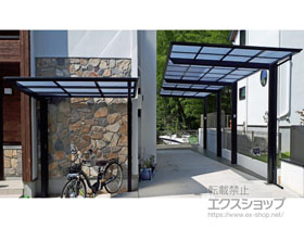 のサイクルポート・駐輪場 フーゴFミニ (フラットスタイル) 積雪〜20cm対応 施工例