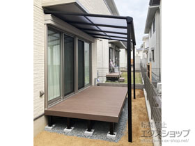 のテラス屋根 ヴェクターテラス F型 テラスタイプ 単体 積雪〜20cm対応 施工例