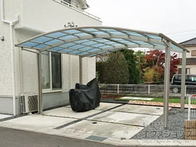 YKKAPのカーポート レイナツインポートグラン　積雪～20cm対応 施工例