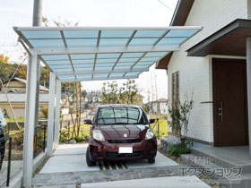 のカーポート エフルージュグラン 延長　積雪〜20cm対応 施工例