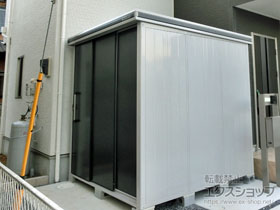 の物置・屋外倉庫 エルモ 一般型 2220×2220×2357（LMD-2222H） LMD-2222H-SM 施工例