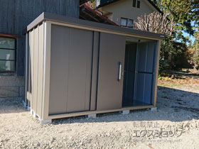 の物置・屋外倉庫 エスケーエイト SK8-180 一般型 3000×2000×1940 SK8-180-GK 施工例