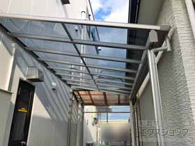 のテラス屋根 ヴェクターテラス F型 テラスタイプ 単体 積雪〜20cm対応 施工例