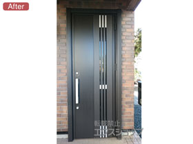 の玄関ドア リシェント玄関ドア3 断熱K4仕様 手動 片開き仕様(ランマ無)R M83型 施工例