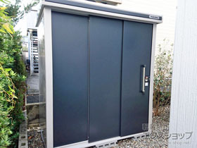 の物置・屋外倉庫 エルモ 一般型 1870×1170×2121（LMD-1811） LMD-1811-SM 施工例