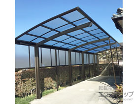 のカーポート レイナポートグラン 縦連棟　積雪〜20cm対応 施工例