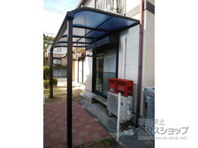 のテラス屋根 プレシオステラス R型 テラスタイプ 単体 積雪〜20cm対応 施工例