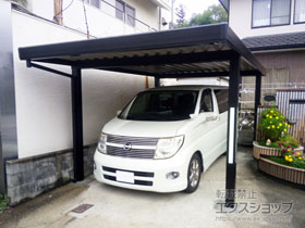 のカーポート テリオスポートIII 900 角柱4本柱 積雪〜30cm対応 施工例