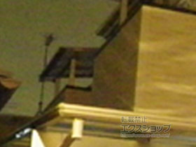 のバルコニー・ベランダ屋根 ヴェクターテラス F型 屋根タイプ 単体 積雪〜20cm対応 施工例