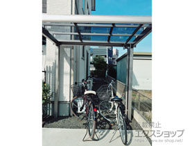 のサイクルポート・駐輪場 フーゴAミニ (アーチスタイル) 積雪〜20cm対応 施工例