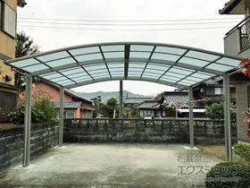 YKKAPのカーポート レイナツインポートグラン　積雪～20cm対応 施工例