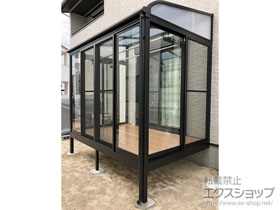 のテラス囲い・サンルーム サニージュ R型 床納まり ランマ無 積雪〜20cm対応 施工例