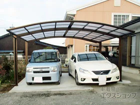 YKKAPのカーポート レイナツインポートグラン　積雪～20cm対応 施工例