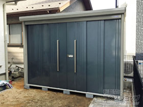 の物置・屋外倉庫 Mr.ストックマンダンディ 多雪型 結露減少型 2900×890×2110（ND-Z2908） ND-Z2908-J 施工例