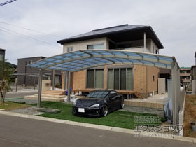 のカーポート レイナトリプルポートグラン　積雪〜20cm対応 施工例