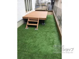 YKKAPのウッドデッキ リウッドデッキ 200＋リウッド ステップ5型 Sタイプ 施工例