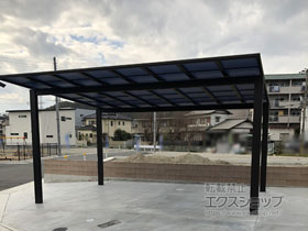 のカーポート エフルージュ ツイン 積雪〜20cm対応 施工例