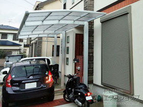 のカーポート レイナポートREグラン 延長 前下がり 積雪〜20cm対応 施工例