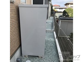 の物置・屋外倉庫 シンプリー 一般型 1740×755×1603（MJX-177D-P） MJX-177D-P-LG 施工例