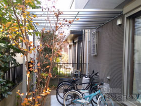 のテラス屋根 ヴェクターテラス F型 テラスタイプ 単体 積雪〜20cm対応 施工例